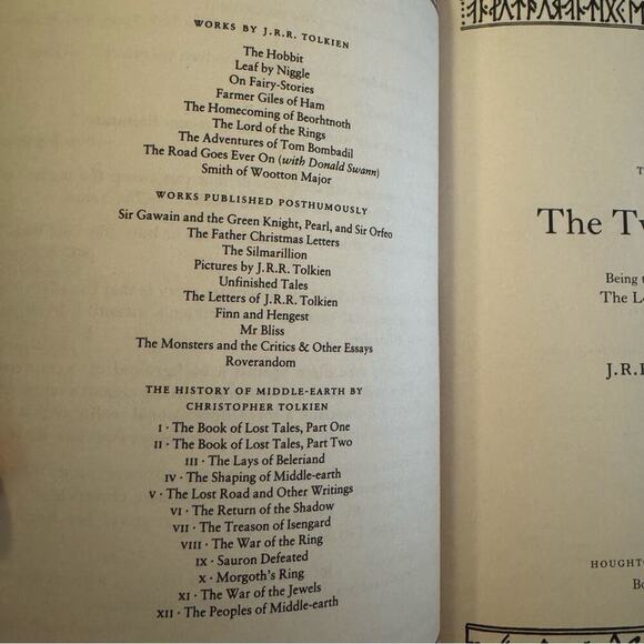 J. R. R. Tolkien
The Two Towers (The Lord of the Rings, Part 2) - Picture 8 of 10